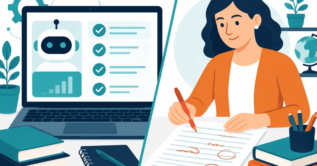 Human IELTS Writing Correction vs Free AI Checkers: What's the Real Difference