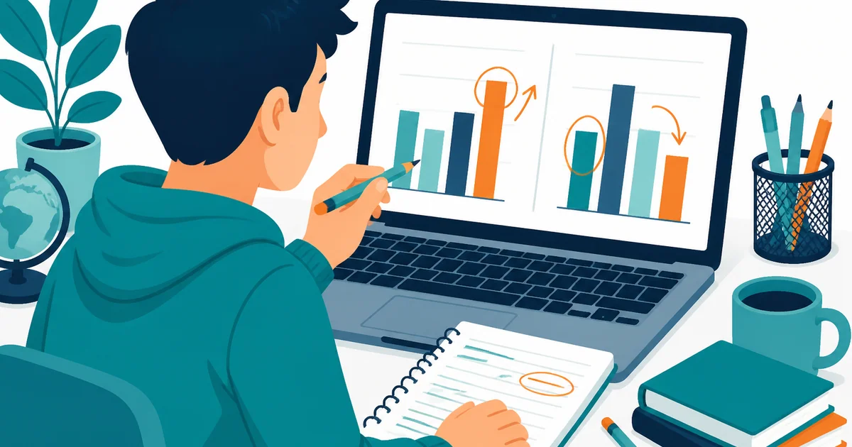How to Describe Two Charts Together in IELTS Task 1